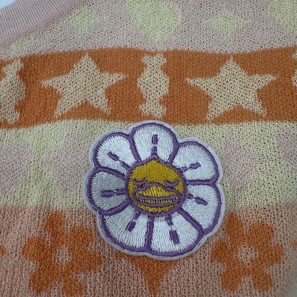 B.Duck teens Baby Tee Small Pink sarts print soft  crop bouse - Picture 3 of 9